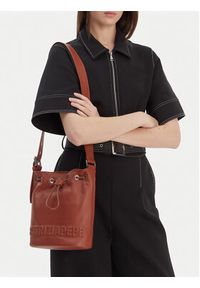 Patrizia Pepe Torebka 2B0126/L113 Brązowy. Kolor: brązowy. Materiał: skórzane #5