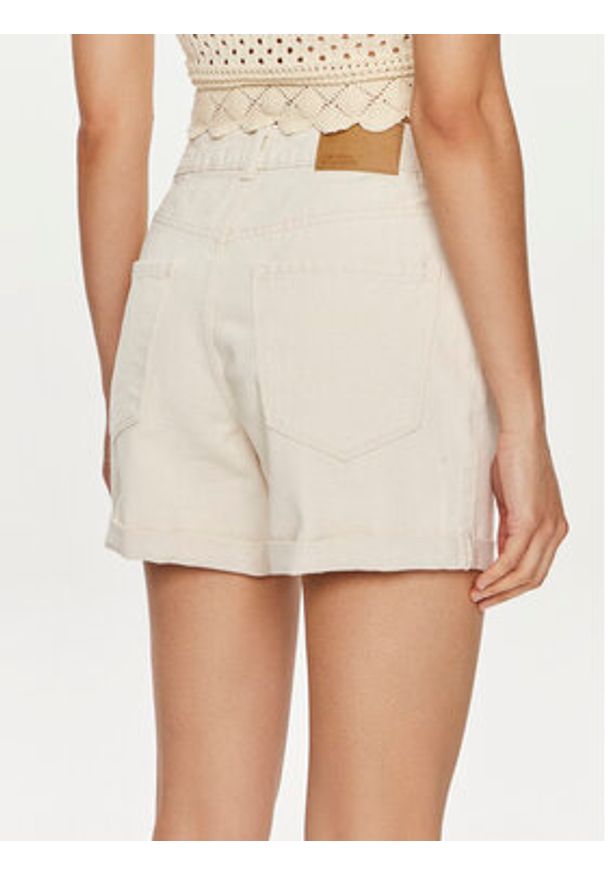 Vero Moda Szorty jeansowe Zuri 10279493 Różowy Regular Fit. Kolor: różowy. Materiał: jeans, bawełna