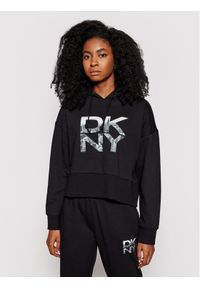 DKNY Sport Bluza DP1T8011 Czarny Regular Fit. Kolor: czarny. Materiał: bawełna. Styl: sportowy #1