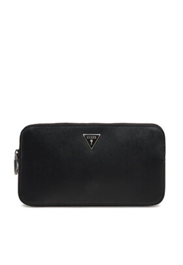 Guess Saszetka HMMISA P5222 Czarny. Kolor: czarny. Materiał: skóra
