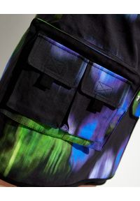 Kenzo - KENZO - Asymetryczna sukienka z nadrukiem Poppy. Kolor: czarny. Materiał: materiał. Długość rękawa: raglanowy rękaw. Wzór: nadruk. Typ sukienki: asymetryczne. Długość: mini #3