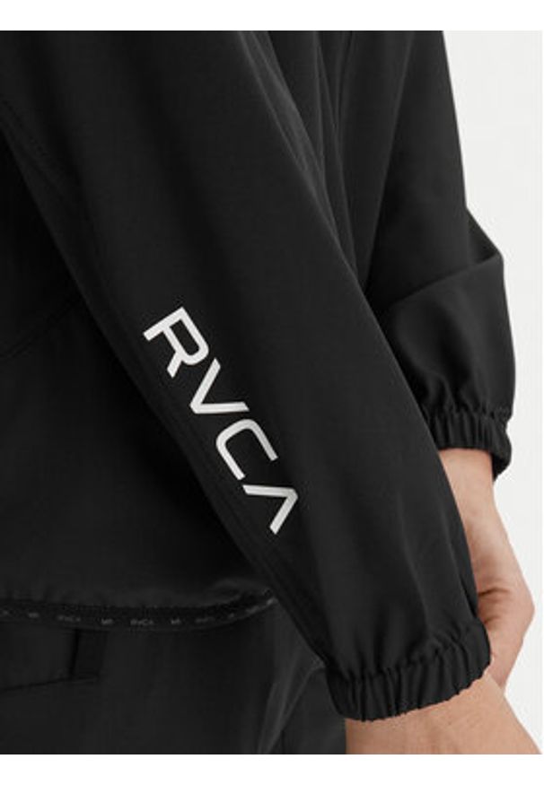 RVCA Kurtka przejściowa Yogger II AVYJK00123 Czarny Regular Fit. Kolor: czarny. Materiał: syntetyk