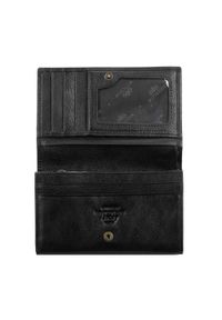 Wittchen - Damski portfel skórzany minimalistyczny czarny. Kolor: czarny. Materiał: skóra #2