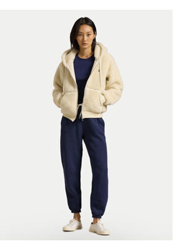 Polo Ralph Lauren Bluza 211947977001 Beżowy Relaxed Fit. Typ kołnierza: polo. Kolor: beżowy. Materiał: syntetyk