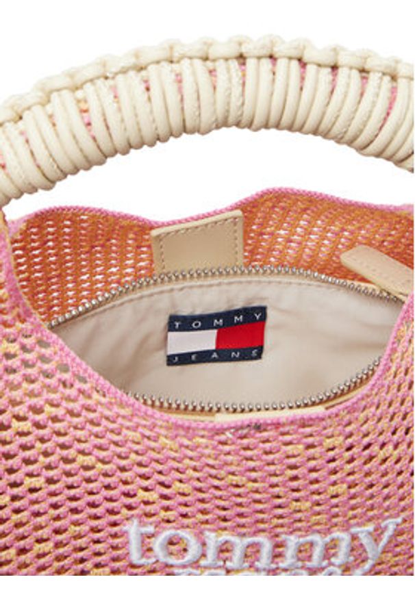 Tommy Jeans Torebka Tjw Summer Crochet Crossover AW0AW18779 Różowy jasny. Kolor: różowy