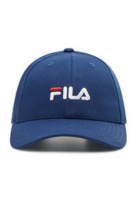 Fila Czapka z daszkiem Brasov 6 Panel Cap With Linear Logo Strap Back FCU0019 Granatowy. Kolor: niebieski. Materiał: materiał