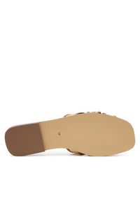 TwinSet - TWINSET Klapki 251TGT020 Brązowy. Kolor: brązowy