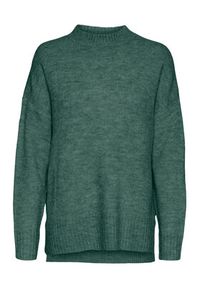 Vero Moda Sweter 10269229 Zielony Regular Fit. Kolor: zielony. Materiał: syntetyk #4