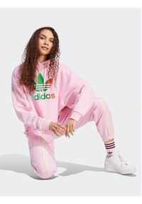 Adidas - adidas Bluza IK7863 Różowy. Kolor: różowy. Materiał: bawełna #3