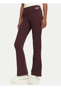 Reebok Legginsy Minka RK25702CCW Brązowy Slim Fit. Kolor: brązowy. Materiał: bawełna #1