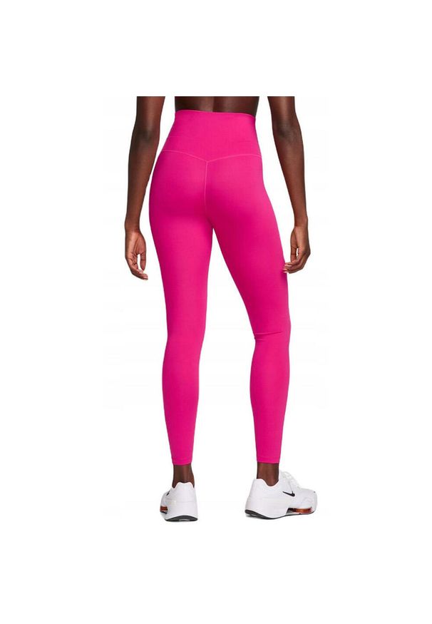 Legginsy Damskie Nike One Dri-fit Mid Rise Tight. Kolor: różowy. Technologia: Dri-Fit (Nike). Sport: fitness