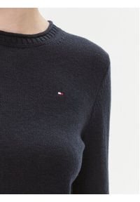 TOMMY HILFIGER - Tommy Hilfiger Sweter WW0WW40264 Granatowy Regular Fit. Kolor: niebieski. Materiał: wełna #4
