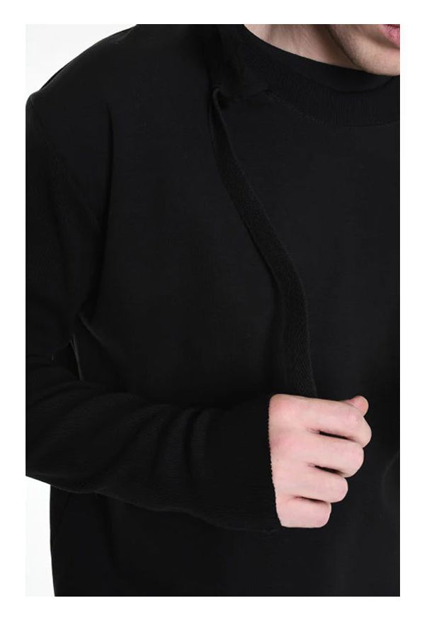 La Haine Inside Us Bluza | 3M M1167 | Mężczyzna | Czarny. Typ kołnierza: kaptur. Kolor: czarny. Materiał: wiskoza, elastan, poliamid. Styl: sportowy