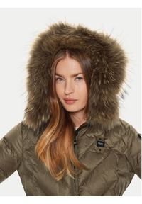 Blauer Kurtka puchowa 24WBLDK03052 Brązowy Regular Fit. Kolor: brązowy. Materiał: syntetyk