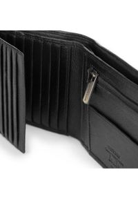 Wittchen - Męski portfel skórzany z rozkładanym panelem czarny. Kolor: czarny. Materiał: skóra #10