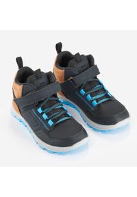 quechua - Buty turystyczne dla dzieci Quechua NH500 mid. Kolor: szary, brązowy, niebieski, wielokolorowy. Materiał: materiał, tkanina, syntetyk. Sport: turystyka piesza