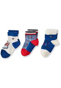 ZEAGLE - Skarpetki dla dzieci Tommy Hilfiger - Elegancka pudełko prezentowe. Kolor: wielokolorowy. Materiał: elastan, poliamid, bawełna