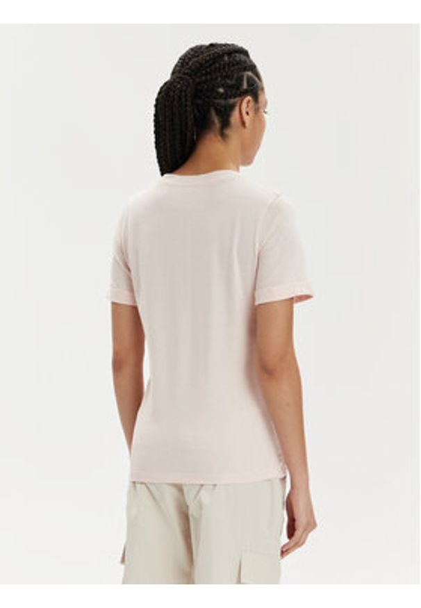 Guess T-Shirt Ss Rn Beach Triangle W4GI32 JA914 Różowy Regular Fit. Kolor: różowy. Materiał: bawełna