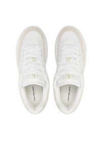 Calvin Klein Jeans Sneakersy Chunky Cupsole Lace Skater Btw YW0YW01452 Biały. Kolor: biały #6