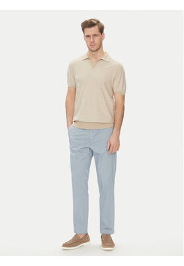 BOSS Polo H-Jianluca 50537654 Biały Regular Fit. Typ kołnierza: polo. Kolor: biały. Materiał: bawełna, lyocell