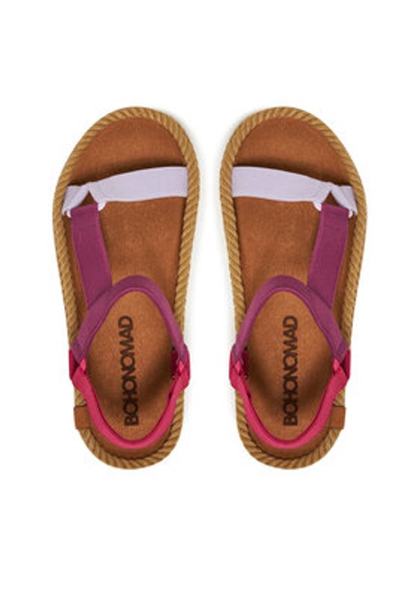 Bohonomad Sandały Miami Elastic MIA.12-3RQ6 Kolorowy. Materiał: skóra. Wzór: kolorowy