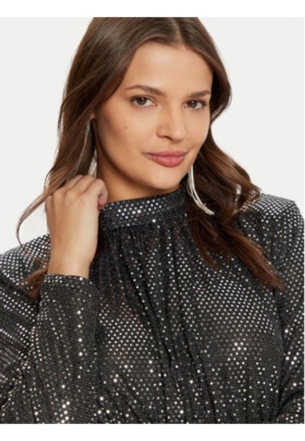 Vero Moda Sukienka koktajlowa Evaline 10317040 Srebrny Slim Fit. Kolor: srebrny. Materiał: syntetyk. Styl: wizytowy