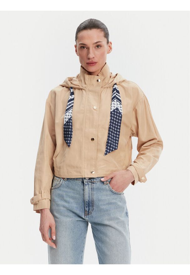 Gaudi Kurtka przejściowa 511BD35009 Beżowy Regular Fit. Kolor: beżowy. Materiał: syntetyk