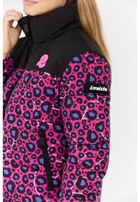 Invicta - INVICTA Różowa kurtka damska w cętki, Rozmiar XS. Kolor: różowy #7