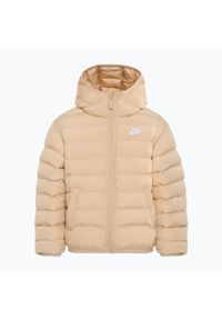 Kurtka dziecięca Nike Sportswear Lightweight Synthetic Fill. Kolor: beżowy