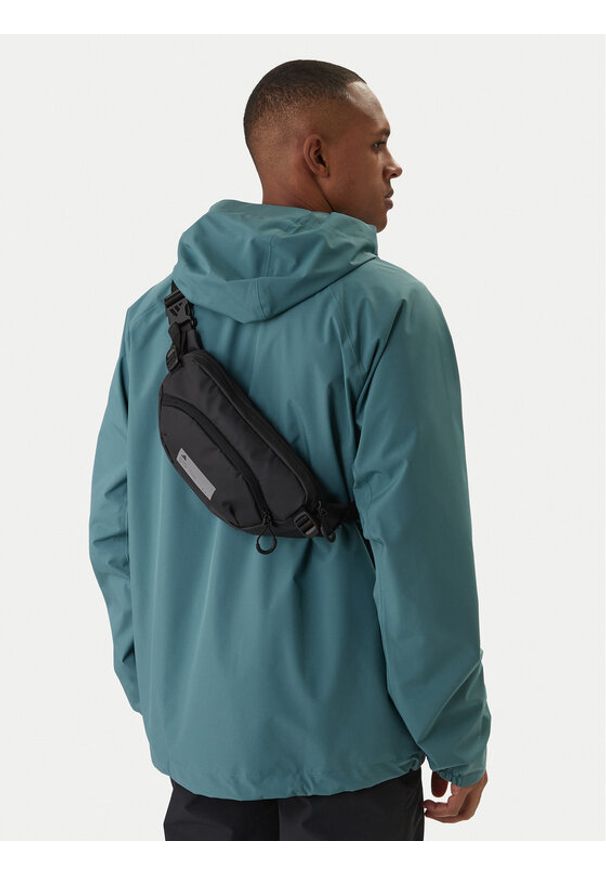 Adidas - adidas Nerka HYBRID WAISTBAG KE0355 Czarny. Kolor: czarny. Materiał: skóra