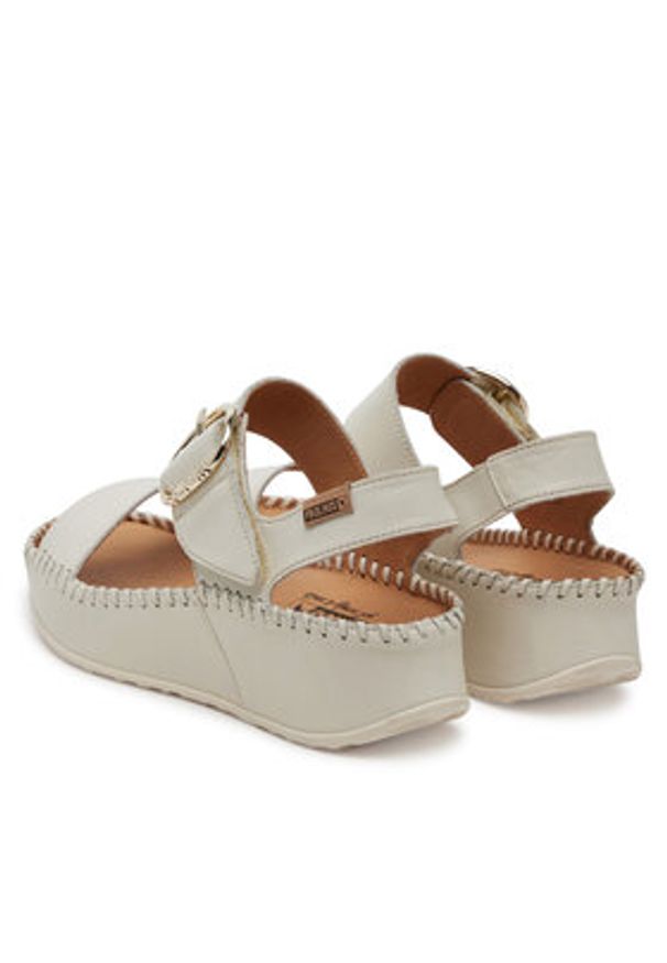 Pikolinos Sandały W1C-0709 Biały. Kolor: biały. Materiał: skóra