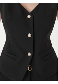 Guess Kamizelka W6GH49 W1895 Czarny Slim Fit. Kolor: czarny. Materiał: wiskoza #4