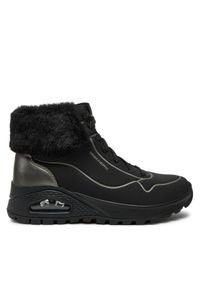 skechers - Skechers Sneakersy Uno Rugged 167993 Czarny. Kolor: czarny. Materiał: skóra
