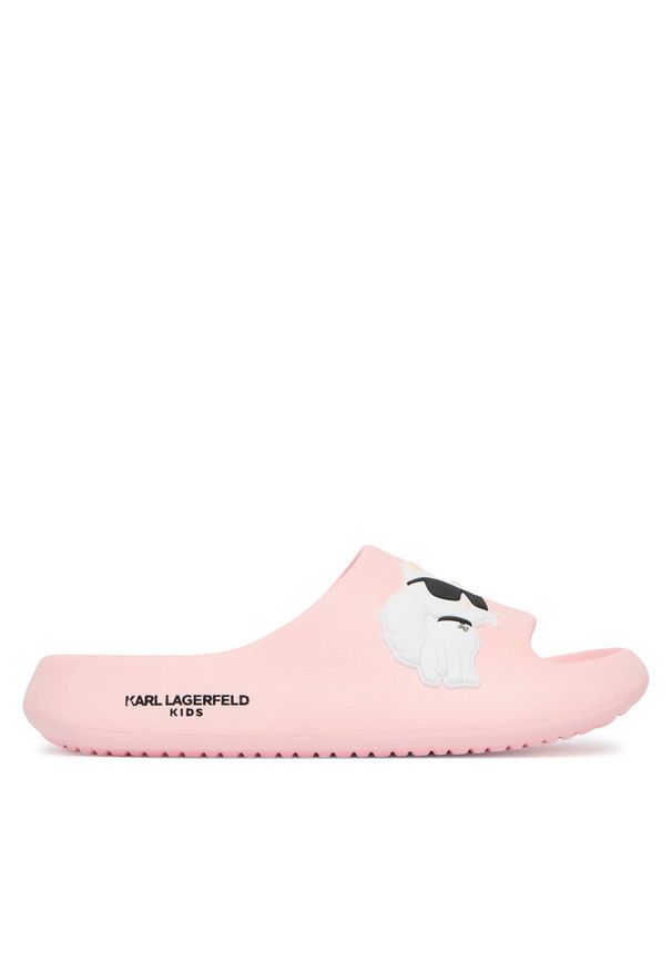 Karl Lagerfeld - Klapki KARL LAGERFELD. Kolor: różowy