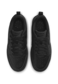 Buty do chodzenia damskie Nike Court Borough Low Recraft. Kolor: czarny. Materiał: materiał, syntetyk. Szerokość cholewki: normalna. Model: Nike Court. Sport: turystyka piesza