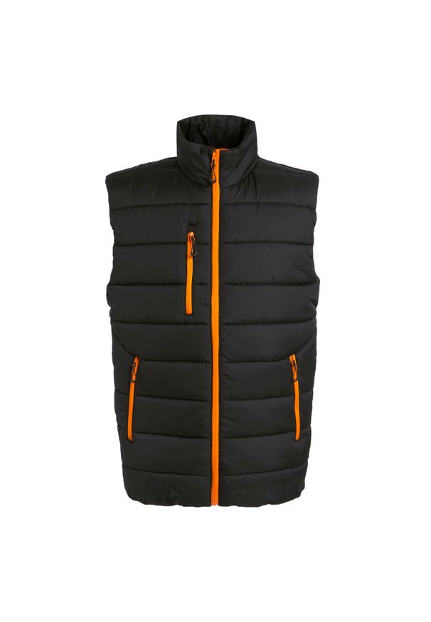 Regatta - Męski Ocieplacz Termiczny Navigate. Kolor: czarny, wielokolorowy, pomarańczowy. Sport: turystyka piesza