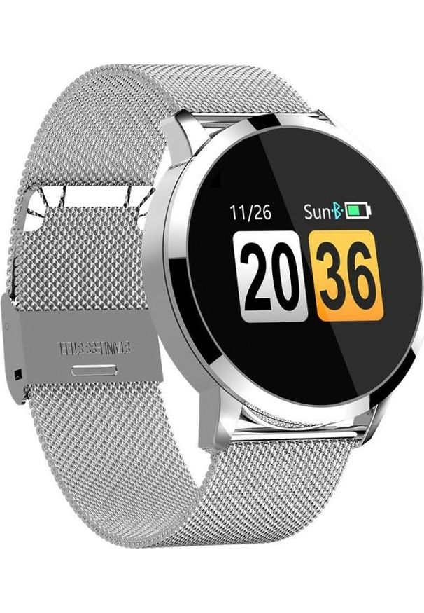 Smartwatch Roneberg R9 Srebrny (R9). Rodzaj zegarka: smartwatch. Kolor: srebrny