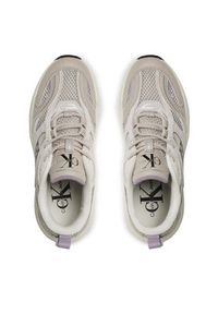 Calvin Klein Jeans Sneakersy Retro Tennis Su-Mesh wN YW0YW00891 Beżowy. Kolor: beżowy. Materiał: materiał #4