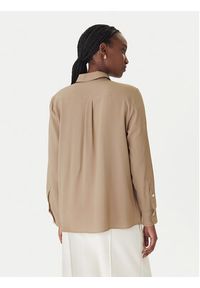 Marella Koszula Febe 2613111051 Beżowy Regular Fit. Kolor: beżowy. Materiał: acetat #2