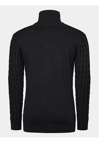 INDICODE Sweter Rufus 35-026 Czarny Regular Fit. Kolor: czarny. Materiał: bawełna #3