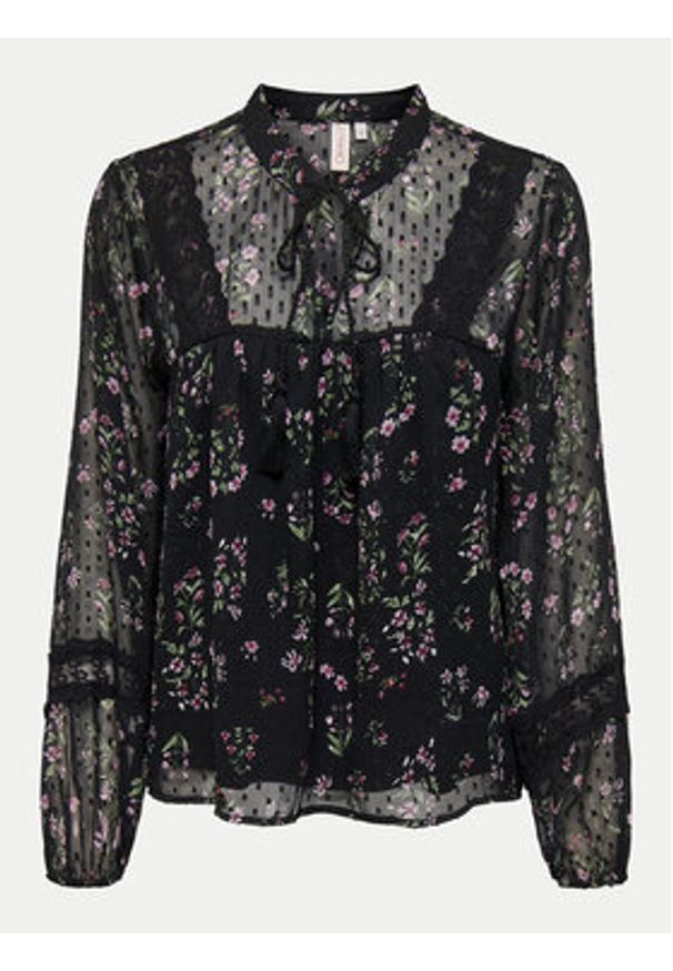 only - ONLY Koszula Tessa 15303600 Czarny Regular Fit. Kolor: czarny. Materiał: syntetyk