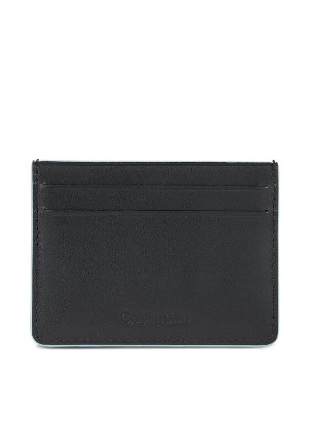 Calvin Klein Portfel męski Ck Edge Ccholder 6Cc K50K510876 Czarny. Kolor: czarny