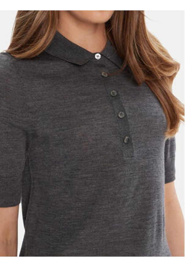 BOSS Sweter Fidenka 50545015 Szary Regular Fit. Kolor: szary. Materiał: wełna