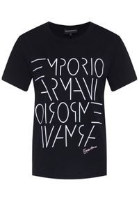 Emporio Armani T-Shirt 3H2T7B 2JSYZ 0999 Czarny Regular Fit. Kolor: czarny #3