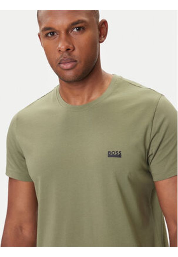 BOSS T-Shirt T-Shirtrn 365 50531401 Zielony Regular Fit. Kolor: zielony. Materiał: bawełna