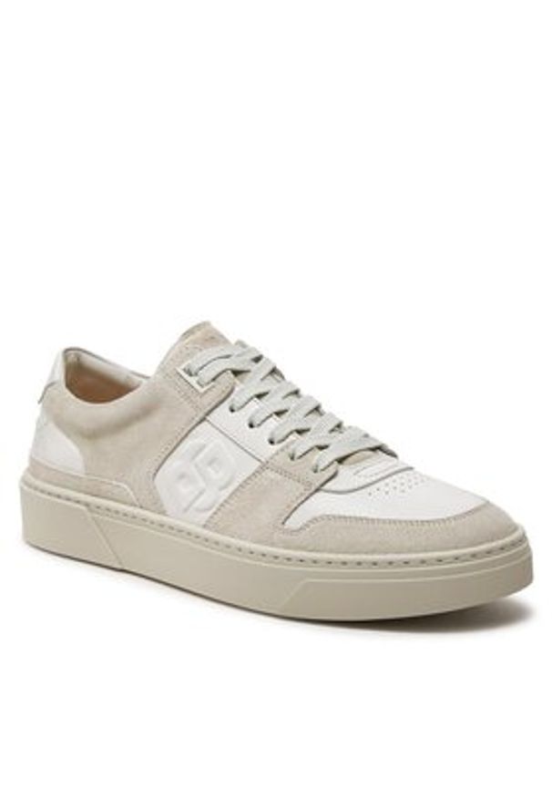 BOSS - Boss Sneakersy Gary Tenn Sdltbb 50517057 Beżowy. Kolor: beżowy. Materiał: skóra