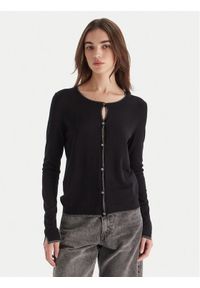 Liu Jo Kardigan MF5225 MS49I Czarny Regular Fit. Kolor: czarny. Materiał: syntetyk #1