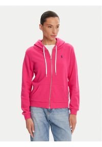 Polo Ralph Lauren Bluza 211935584014 Różowy Regular Fit. Typ kołnierza: polo. Kolor: różowy. Materiał: bawełna