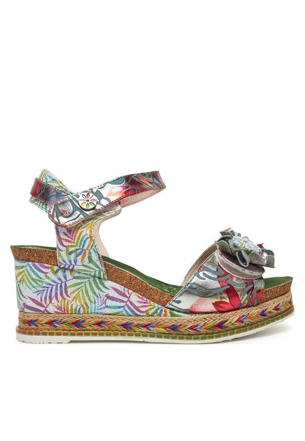 Espadryle Laura Vita. Kolor: srebrny