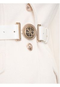 Guess Płaszcz przejściowy W5BL25 W2672 Écru Regular Fit. Materiał: syntetyk